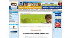 Desktop Screenshot of mansfeldportal.de
